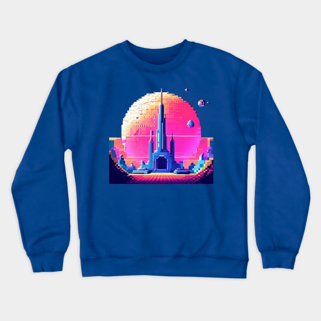 Voxel Base Alpha Crewneck Sweatshirt by Pixel Dreams